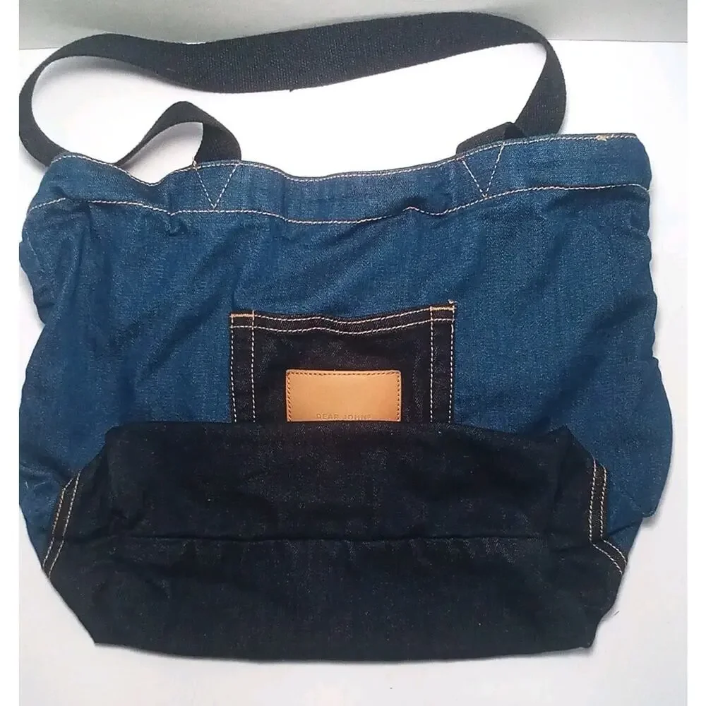 Dear John Denim Tote Bag Light Weight 16x11" - Picture 3 of 3